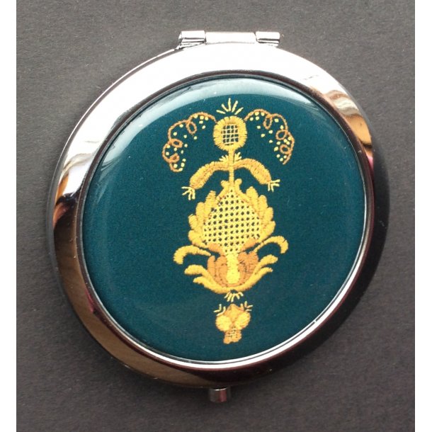 Speil til bl/grnn Romeriksbunad